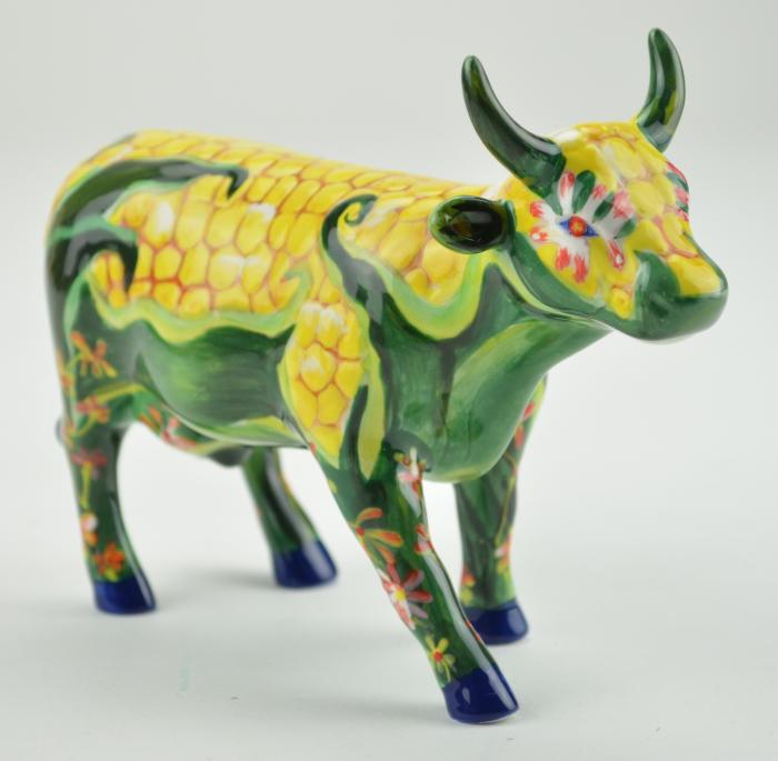 2001 Cowparade CRAYON Cow Figurine Ceramic Retired -  India